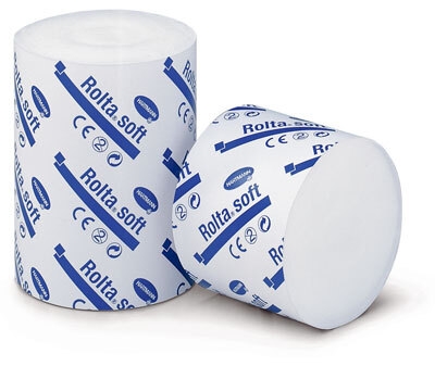 Rolta-Soft polsterbind, 6cmx3m 100% polyester hvid - Rolta