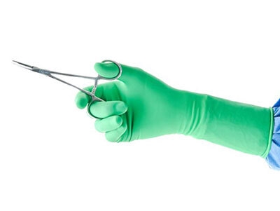 Gammex Non-Latex PI OP-handske, 8,0 Underhandske, grøn, PF - Gammex - 1