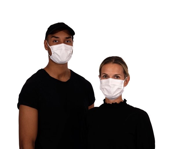 evercare Mundbind m øreelastik, hvid, type II - evercare® - 1