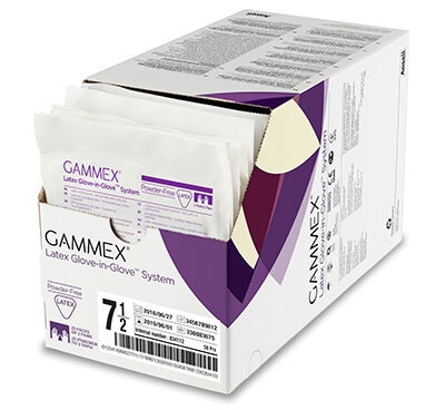 Gammex Latex Glove-in-Glove , 8.0 OP-handske, dobbeltpar, PF - Gammex - 2