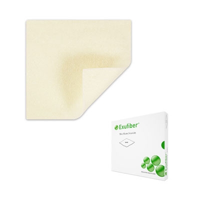 Exufiber gelfiberbandage, 5x5cm