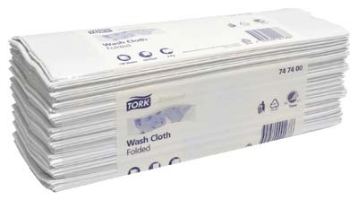 Tork Advanced vaskeklud, hvid 2-lags nyfiber ZZ foldet