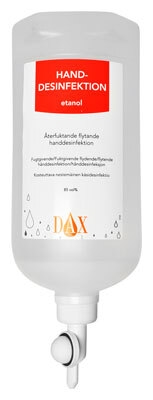 Dax Clinical hånddesinfek 75%, 1000ml TD disp.flaske flydende