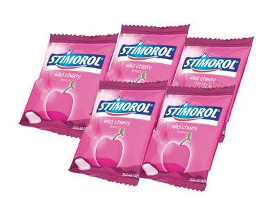 Stimorol Wild Cherry tyggegumm, breve a 2 styk
