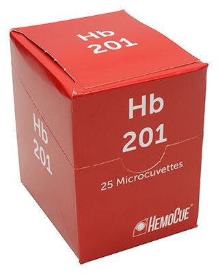 HemoCue hemoglobin 201+, cuvetter, enkeltpakket