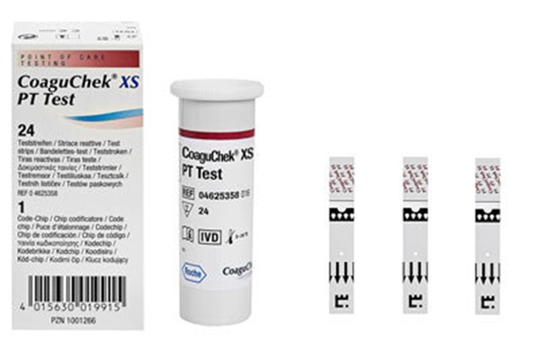 CoaguChek XS PT test 