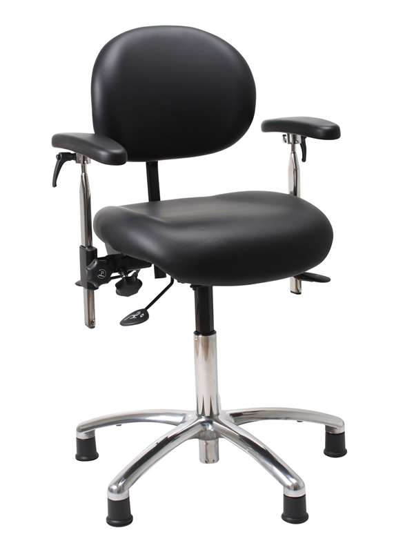 VELA Latin 100 Prøvetagningsstol, Siddehøjde 44-64cm, Y-sæde