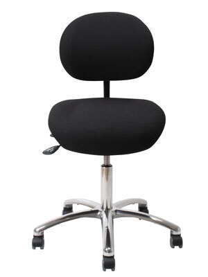 VELA Latin 100 kontorstol, Siddehøjde 44-64cm, Sort Fame