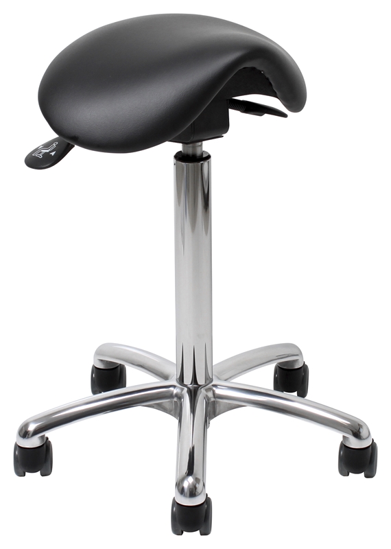 VELA Samba 400 saddelstol, Sort dolce, Small sæde, 48-67cm