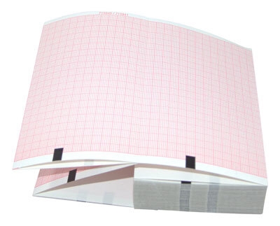 Cp50 EKG papir  Z-foldet, 114x70mm, pakke a 250 ark