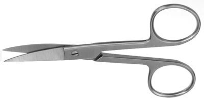 Neglesaks spids/spids, 10,5cm buet