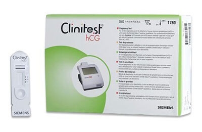 Clinitest hCG, aflæsning på Clinitek Status