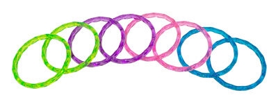 Legetøj armringe, assorteret farver