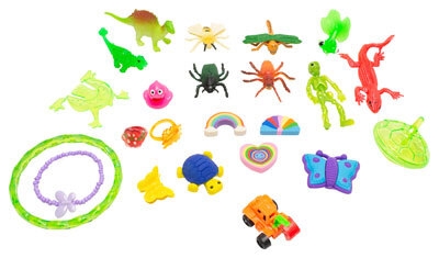 Legetøj blandet box, assorteret udvalg