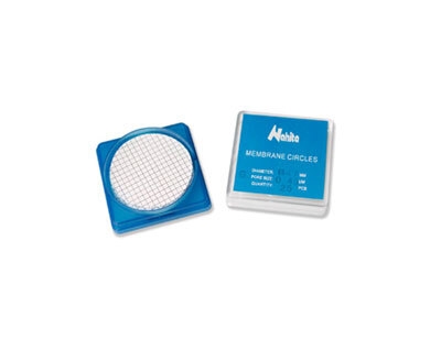 Membranfilter til biopsi, med indelinger