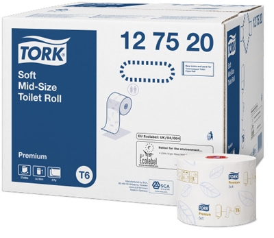 Tork Premium, toiletrulle, 2 lags soft T6