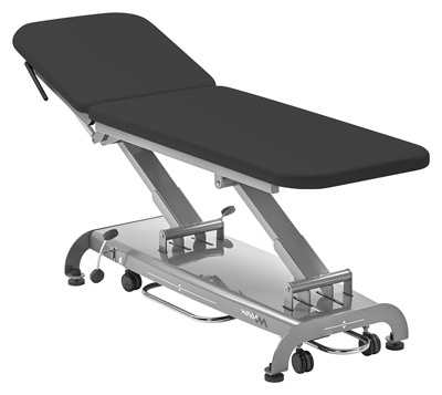 2-delt undersøgelsesleje, model s-line elektrisk, sort 6