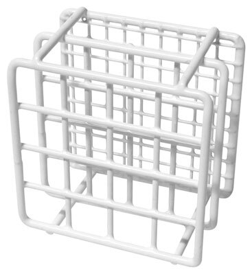 Trådstativ  4x6 huller, hvid, højde 50mm hul dia. 13 mm