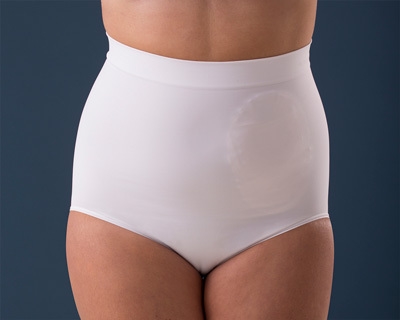 Corsinel komfort dametrusse, S høj model hvid 85-102cm