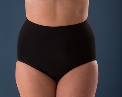 Corsinel komfort dametrusse, S lav model sort 85-102cm