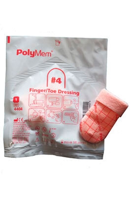 PolyMem finger/tå u.klæb, XL, 5x8cm omkr. 7,7-8,8cm