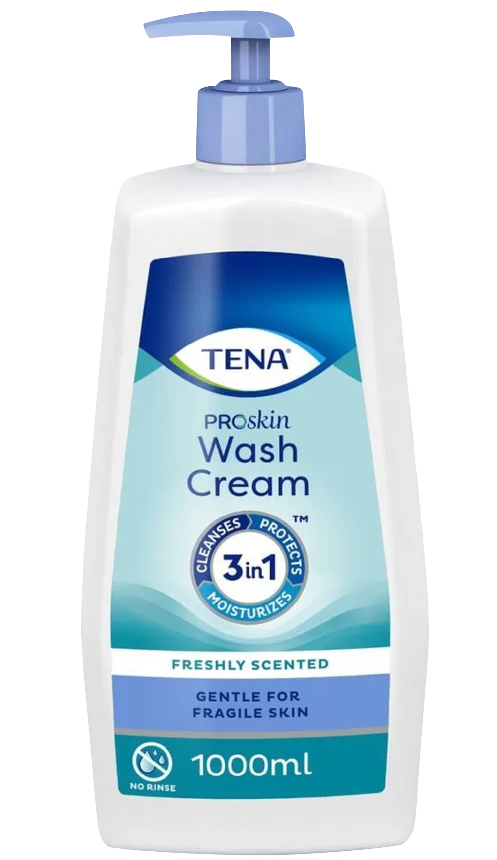 Tena vaskecreme , 1000ml m/pumpe