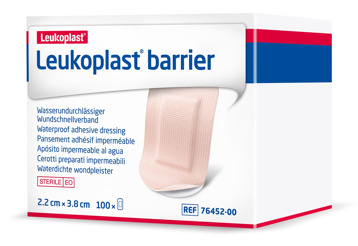 Coverplast Barriere plaster, 3,8x2,2cm vandtæt m kompres - 1