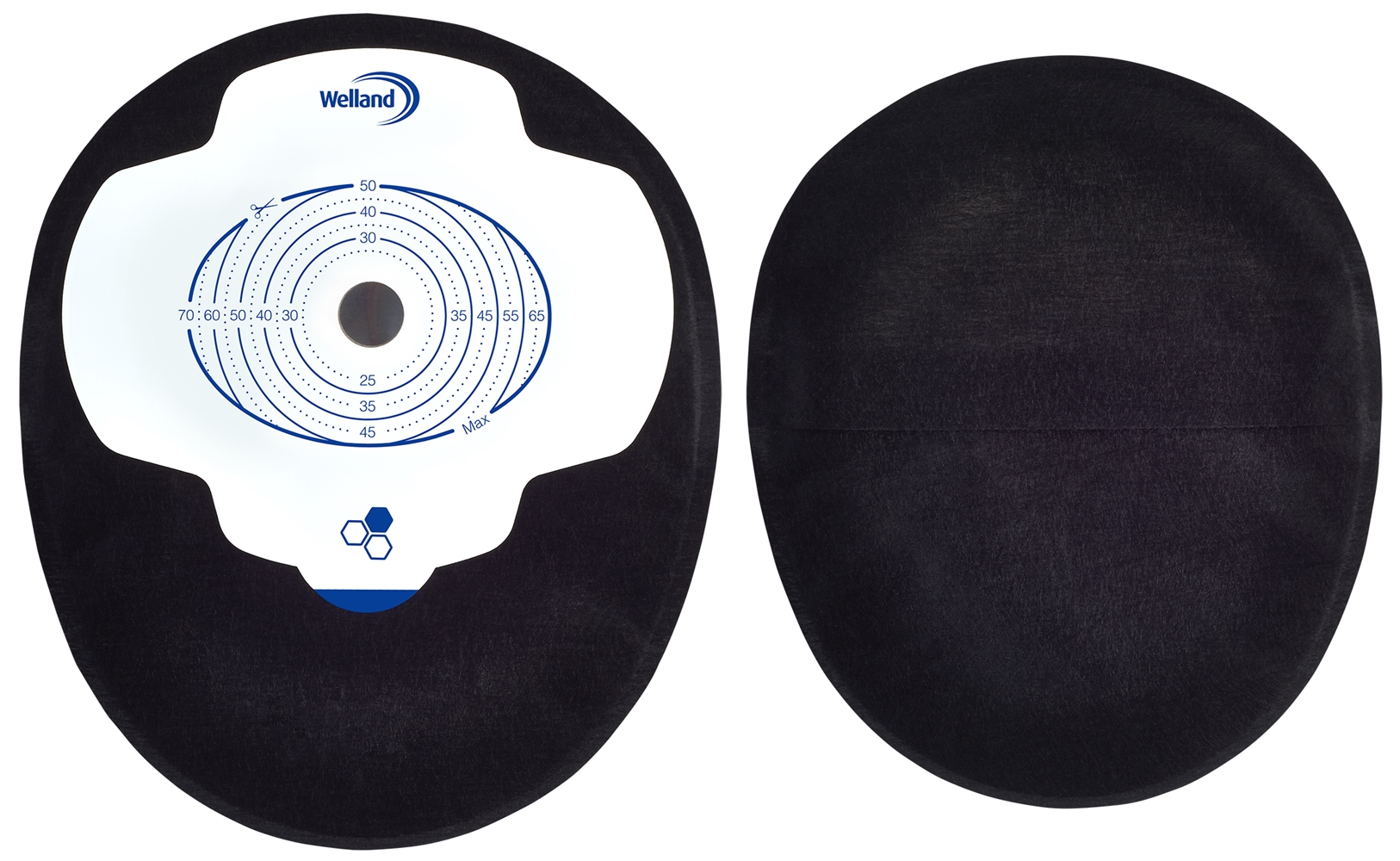 Aurum Plus 1-dels lukket, 29mm midi sort m honning