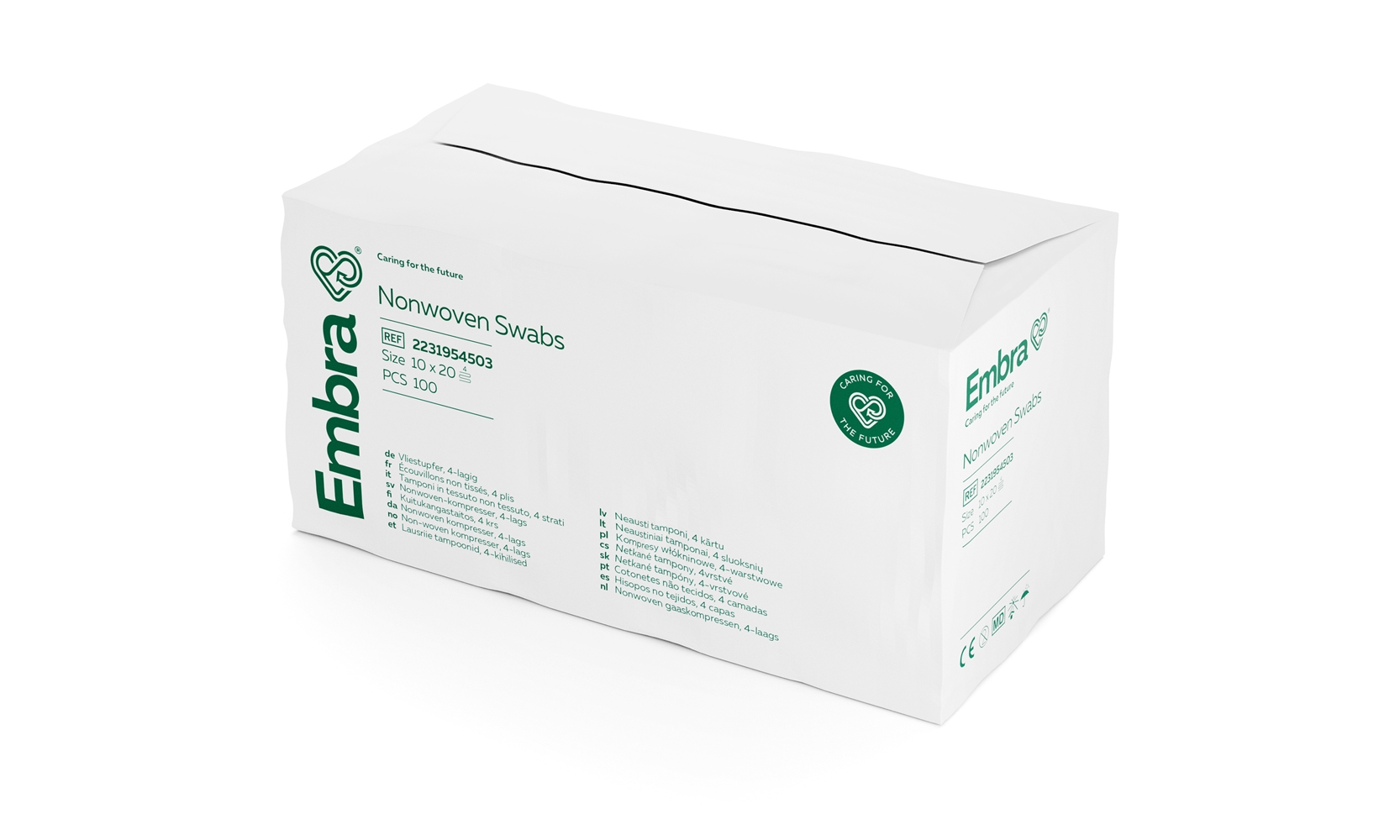 Embra nonwoven kompres