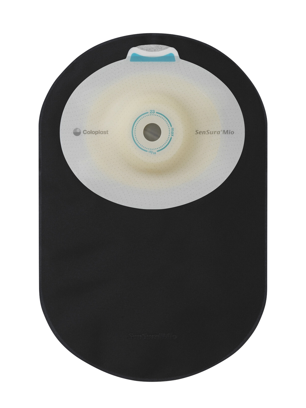 SenSura Mio SORT 1-dels lukket, Maxi 10-43mm convex light m/vi