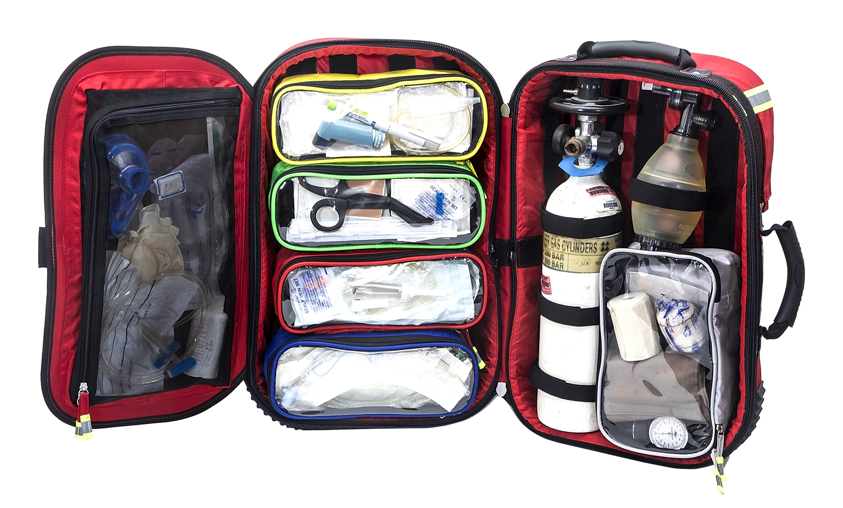 Akuttaske rød, 30x56,5x23,5cm - 2