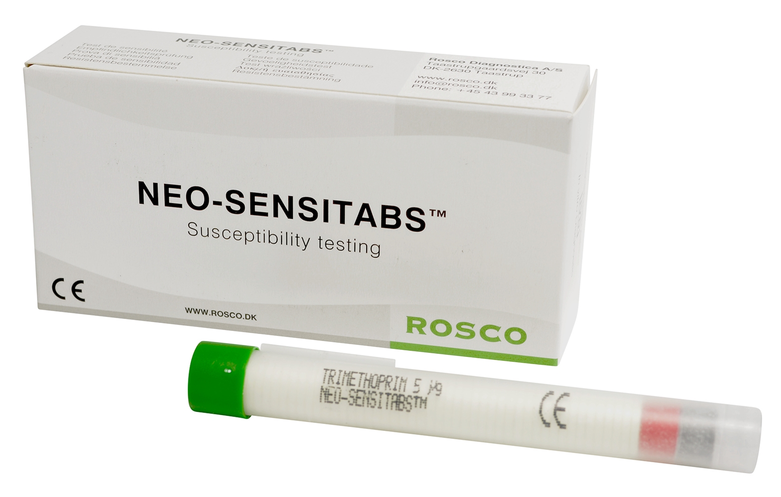 Trimethoprim neosensitabs 5 ug, rør a 50 styk
