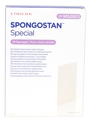 Spongostan haemostatic special, 7,5x5x0,1 cm - Spongostan - 3