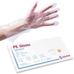 Selefa plasthandske Clear PE