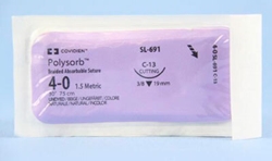Polysorb sutur 4-0 C-13 nål