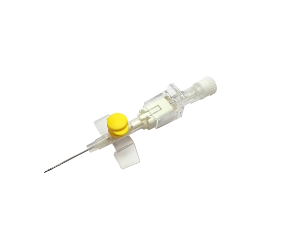 IV Needle Surshield Versatus, 0.7x19mm 24G yellow w/ port - Terumo