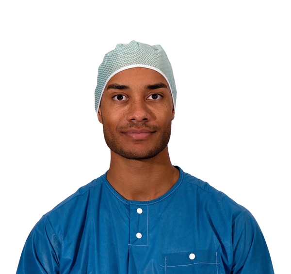 evercare® Surgical cap Tristan, Tristan green tie-on - evercare® - 1