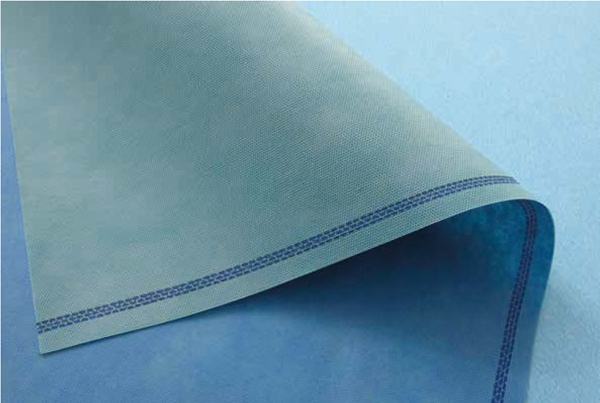 Steril wrp Sterisheet Bonded 2, 60x60cm blue/green welded - Sterisheet
