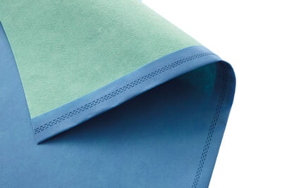 Steril wrap Sterisheet Duo 1, 75x75cm green/blue welded - Sterisheet
