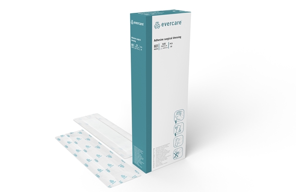 evercare® Adhesive surgical dressing, sterile, 10x35cm with abs pad sterile - evercare® - 1