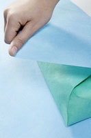 AW Interleaved 260/357 NW, 100x100cm blue/green - Sterisheet