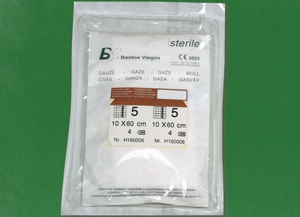 Eye pad sterile gauze, 56x70cm - Bastos