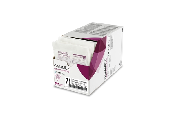 GAMMEX® Latex Moisturizing, 7.5 Sterile PF Natural 50pairs - Gammex - 3
