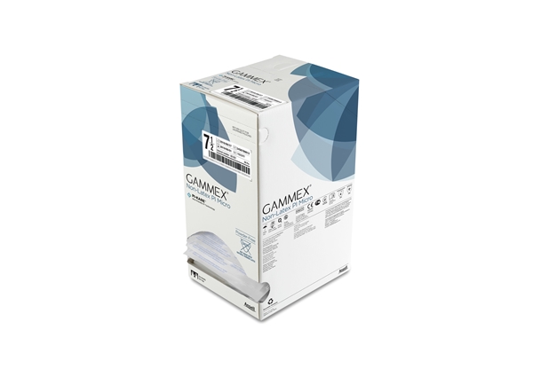 GAMMEX® Non-Latex PI Micro, 6.5 Sterile PF White 50pairs - Gammex - 4