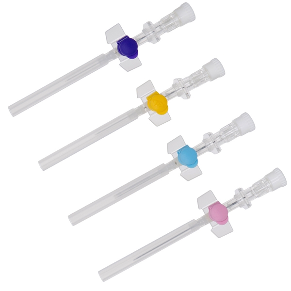 IV Cannula Delta Self Safe 2, 1,1x32mm 20Gk w port Pink - Delta - 2