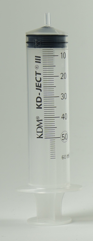 Syringe Luer 3comp KD-JECT III, 50/60ml excentric - KD-Ject III - 1