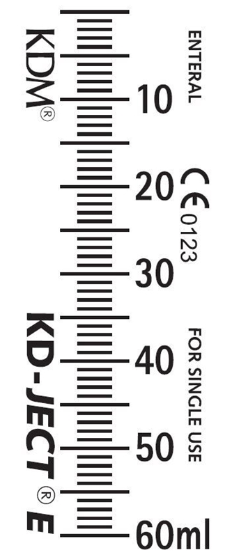 Enteral syringe KD-JECT E, 60ml single use Purple - KD-Ject E - 2