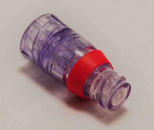 Needle-Free Con NanoClave, w/o tubing red f artery - ICU Medical - 1