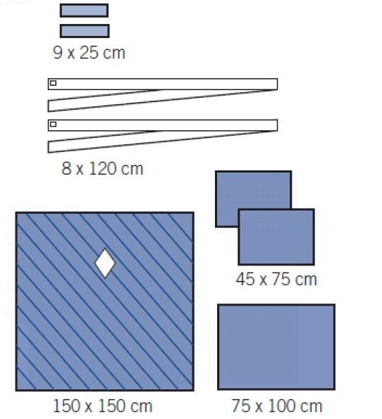 evercare® Dental set, 150x150cm, sterile - evercare®