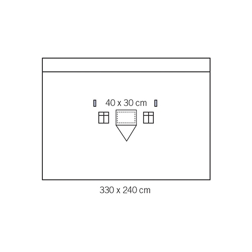 evercare® Vertical drape Small, S 240x330cm, sterile - evercare®